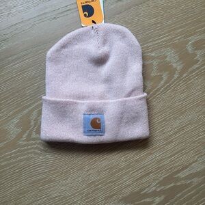 Carhartt Women Light Pink Cuffed Knit Beanie